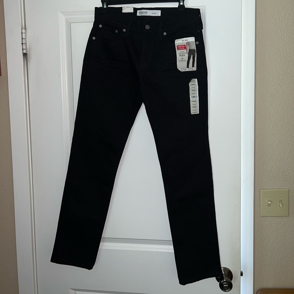 NWT Signature by Levi Strauss Black Denim Jeans